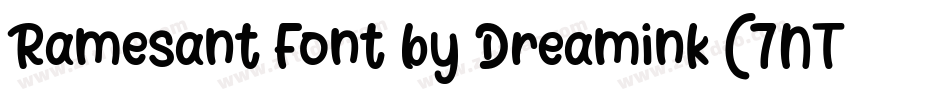 Ramesant Font by Dreamink (7NTypes)字体转换